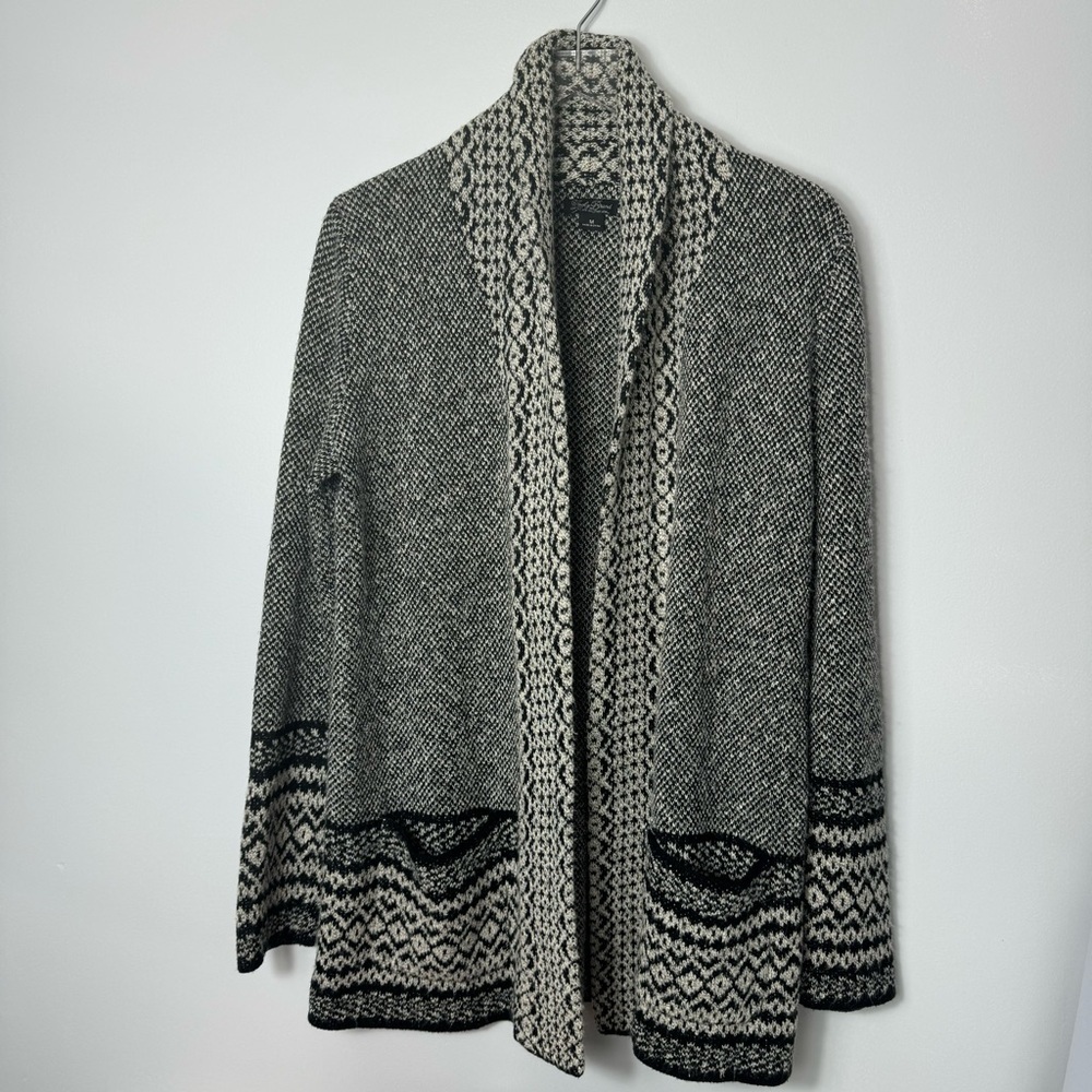 Lucky Brand open front cardigan sweater size medium